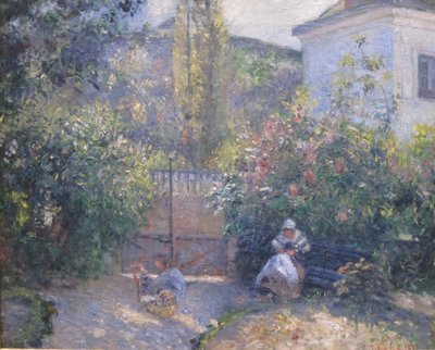 Hermitage-Garten, Maison Rouge von Camille Jacob Pissarro